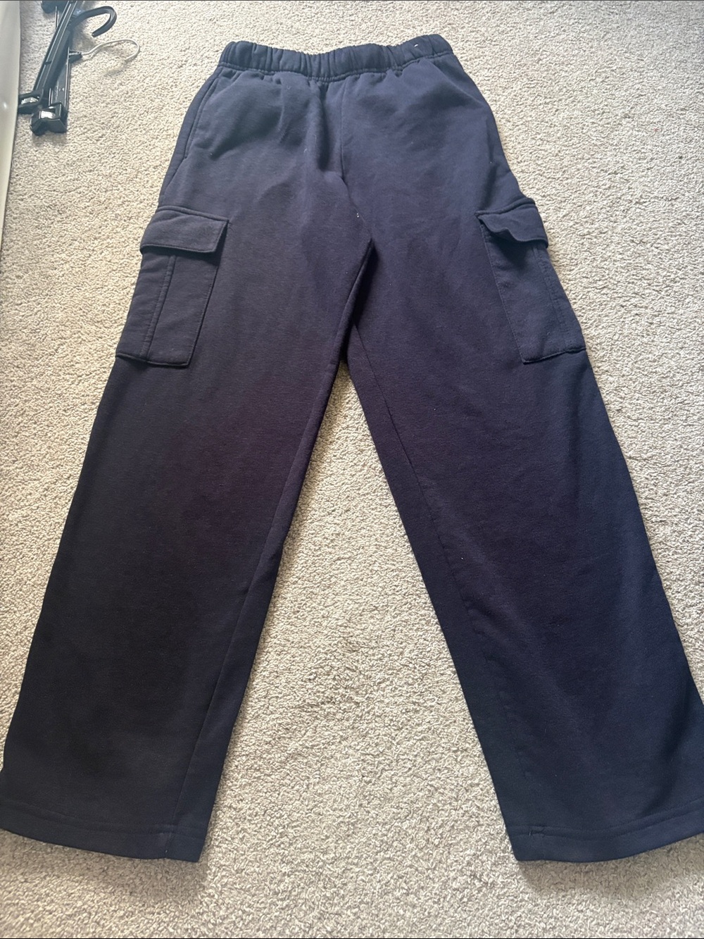 Forever 21 Black Cargo Sweatpants